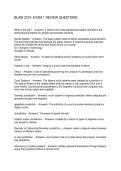 BLAW 3310- EXAM 1 REVIEW QUESTIONS