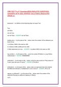 CMN 152V "Try It" Questions&vert;2026 REALISTIC QUESTIONS&comma; ANSWERS WITH 100&percnt; VERIFIED SOLUTIONS&vert; GRADUATEE GRADE A&plus;