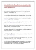 Latest ASE T4 Medium&sol;Heavy Duty Brakes Actual Exam With Realistic Questions And 100&percnt; Verified Answers&vert; Graduate A&plus;&vert; Instant Downloader Pdf&period;