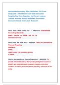 Intermediate Accounting Wiley 18th Edition CH 1 Exam  study guide &vert; &vert; Most Recent Exam 2026-2027 Actual  Complete Real Exam Questions And Correct Answers  &lpar;Verified  Answers&rpar; Already Graded A&plus; &vert; Guaranteed   Success&excl;&excl; &vert; Newest Exam &vert; Just  Released&excl;&excl;