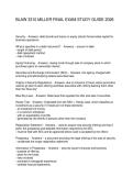 BLAW 3310 MILLER FINAL EXAM STUDY GUIDE 2026