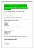 Test Bank Exam &ndash; Wong&rsquo;s Essentials of Pediatric  Nursing Questions And Correct Answers &lpar;Verified  Answers&rpar; Plus Rationales 2025&sol;2026 Q&A &vert; Instant  Download Pdf 