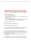 PHIL 341 Week 2 Assignment&colon; Analysis of Chanel Lipstick Ad with Complete Solution &vert; 2026 Update