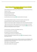 Chapter 4 Biology 1406 Exam Questions with Correct Answers&vert; 2025&sol;2026  Latest Update 
