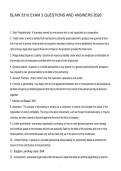 BLAW 3310 EXAM 3 QUESTIONS AND ANSWERS 2026