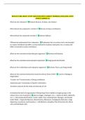 Package-&colon;&colon;BIOL 1406 Exams with Correct Answers &lpar;Latest&rpar;