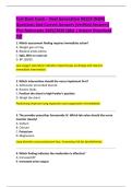 Next Generation NCLEX &lpar;NGN&rpar; Practice Exam Questions with Answers and Rationales EXAM REVIEWS 2025-2026 QUESTIONS AND CORRECT VERIFIED ANSWERS&sol; ALREADY GRADED A&plus; &lpar;MOST RECENT&excl;&excl;&rpar;