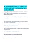 NC Bail Bondsman COMPLETE EXAM LATEST VERSION 2026-2027 QUESTIONS AND 100- Verified ANSWERS&period;pdf