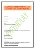 CAPM EXAM PREP QUESTIONS AND ANSWERS 100&percnt; PASS 2026 UPDATE&period;