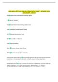 SNHD-BODY ART CARD EXAM QUESTIONS WITH CORRECT ANSWERS&vert; NEW  UPDATE