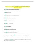 SNHD- Body Art Card EXAM QUESTIONS WITH CORRECT ANSWERS