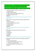 Test Bank Exam &ndash; Perioperative Nursing Questions  And Correct Answers &lpar;Verified Answers&rpar; Plus  Rationales 2025&sol;2026 Q&A &vert; Instant Download Pdf 