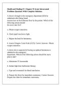 Health and Healing IV&colon; Chapter 59 Acute Intracranial Problems Questions With Complete Solutions