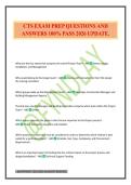CTS EXAM PREP QUESTIONS AND ANSWERS 100&percnt; PASS 2026 UPDATE&period;