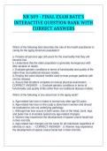 NR 509 - FINAL EXAM BATE'S INTERACTIVE QUESTION BANK WITH CORRECT ANSWERS
