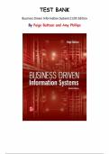Business Driven Information Systems &ndash; 9th Edition&comma; Paige Baltzan & Amy Phillips &vert; Complete Test Bank Chapters 1&ndash;9