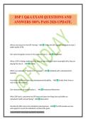DSP 1 Q&A EXAM QUESTIONS AND ANSWERS 100&percnt; PASS 2026 UPDATE&period;