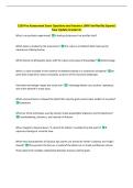 C100 Pre Assessment Exam Questions and Answers 100&percnt; Verified By Experts