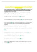 C100 WGU Objective Assessment Exam Questions and Answers 100&percnt; Verified By Experts