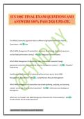ICS 100C FINAL EXAM QUESTIONS AND ANSWERS 100&percnt; PASS 2026 UPDATE