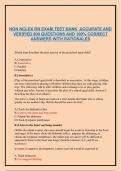 NGN NCLEX RN EXAM TEST BANK  ACCURATE AND   VERIFIED 600 QUESTIONS AND 100&percnt; CORRECT  ANSWERS WITH RATIONALES  20262027