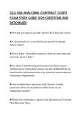 CLC 056 ANALYZING CONTRACT COSTS EXAM STUDY GUIDE 2026 QUESTIONS AND RATIONALES
