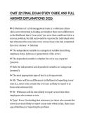 CMIT 321 FINAL EXAM STUDY GUIDE AND FULL ANSWER EXPLANATIONS 2026