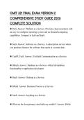 CMIT 321 FINAL EXAM VERSION 2 COMPREHENSIVE STUDY GUIDE 2026 COMPLETE SOLUTION