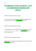 ACI Aggregate Testing Technician - Level 2 &vert; Comprehensive Questions And Answers