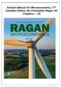 Solution Manual For Microeconomics&comma; 17th Canadian Edition&comma; By Christopher Ragan&comma; All Chapters 1 - 20&period;