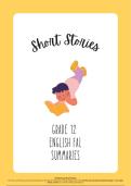 Short Story Guide - Grade 12 English FAL 