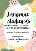 Graad 12 Afrikaans Huistaal Pakket 