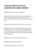 AANP ANCC PRACTICE TEST 2026 QUESTIONS WITH CORRECT ANSWERS