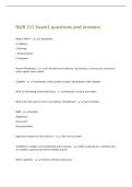 NUR 111 Exam1 questions and answers 