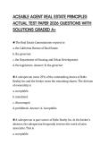 ACEABLE AGENT REAL ESTATE PRINCIPLES ACTUAL TEST PAPER 2026 QUESTIONS WITH SOLUTIONS GRADED A&plus;