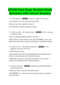 APUSH Final Exam Detailed Study  Questions with Correct Answers