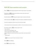 NUR 302 Exam questions and answers 