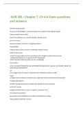 NUR 302 - Chapter 7&comma; Ch 4-6 Exam questions  and answers