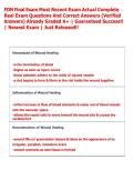 FON Final Exam Most Recent Exam Actual Complete  Real Exam Questions And Correct Answers &lpar;Verified  Answers&rpar; Already Graded A&plus; &vert; Guaranteed Success&excl;&excl;  &vert; Newest Exam &vert; Just Released&excl;&excl;  