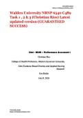Walden University &vert; NRNP 6540  &vert; C489 Task 1 &comma; 2 & 3 &lpar;Christian Rios&rpar; &vert; Latest updated version &lpar;GUARANTEED SUCCESS&rpar;