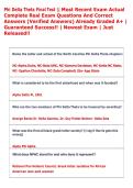 Phi Delta Theta Final Test &vert;&vert; Most Recent Exam Actual  Complete Real Exam Questions And Correct  Answers &lpar;Verified Answers&rpar; Already Graded A&plus; &vert;  Guaranteed Success&excl;&excl; &vert; Newest Exam &vert; Just  Released&excl;&excl; 