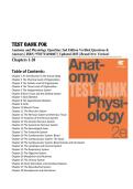Anatomy and Physiology Practice 2nd Ed &vert;Test Bank&vert; Questions and  verified Answers &ndash; Updated 2025 Version