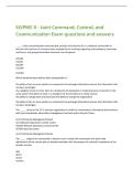 SEJPME II - Joint Command&comma; Control&comma; and  Communication Exam questions and answers  &lowbar;&lowbar;&lowbar;&lowbar;&lowbar; is the nontransferable command that provides full authority for a combatant commander to  perform the functions of command over assigned forces involving organizing a