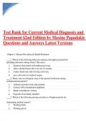 Test Bank for Current Medical Diagnosis and Treatment 62nd Edition by Maxine Papadakis Questions and Answers Latest Versions
