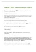 Sere 100&period;2 ARMY Exam questions and answers 