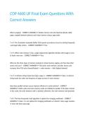 COP 4600 UF Final Exam Questions With Correct Answers 