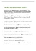 Sigma Pi Exam questions and answers 