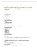 Singalling in Mmebranes Exam questions and  answers  Signaling pathway components - extracellular stimulus - receptor protein - signalling machinery - effectors - signal termination  Cell Surface receptors - ligand gated ion channels - GPCRs - Enzyme coup