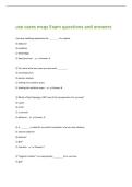 use cases mcqs Exam questions and answers 