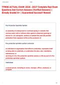 TFM08 ACTUAL EXAM 2026 -2027 Complete Real Exam  Questions And Correct Answers &lpar;Verified Answers&rpar; &vert;  Already Graded A&plus; &vert; Guaranteed Success&excl;&excl; Newest 